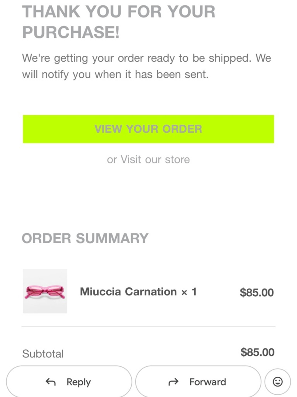 Sun Buddies Eyewear - Transparent Pink Oval Sunglasses - Sold out online - Picture 2 of 10